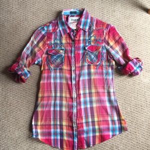 Brand new with out tags Roar button up